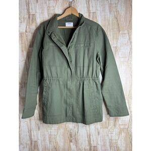 Old Navy Womens Arugula Green Field Jacket Medium Tall Utility Coat